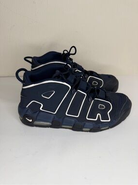 Nike Air More Uptempo Men's Size 11.5 Obsidian Blue Shoes Sneakers 921948-400